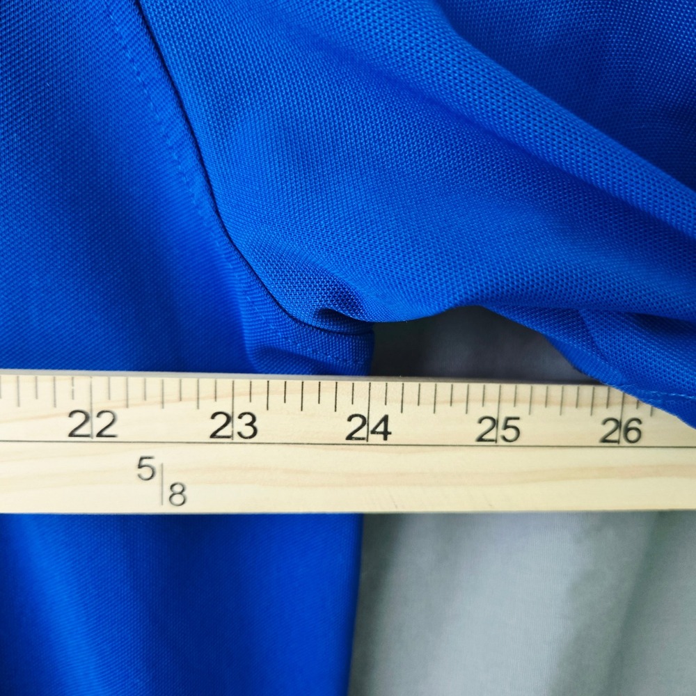 MAELREG Performance Polo Shirt Blue XL Golf‎ Athletic Short Sleeve Button Up Top - Picture 10 of 10
